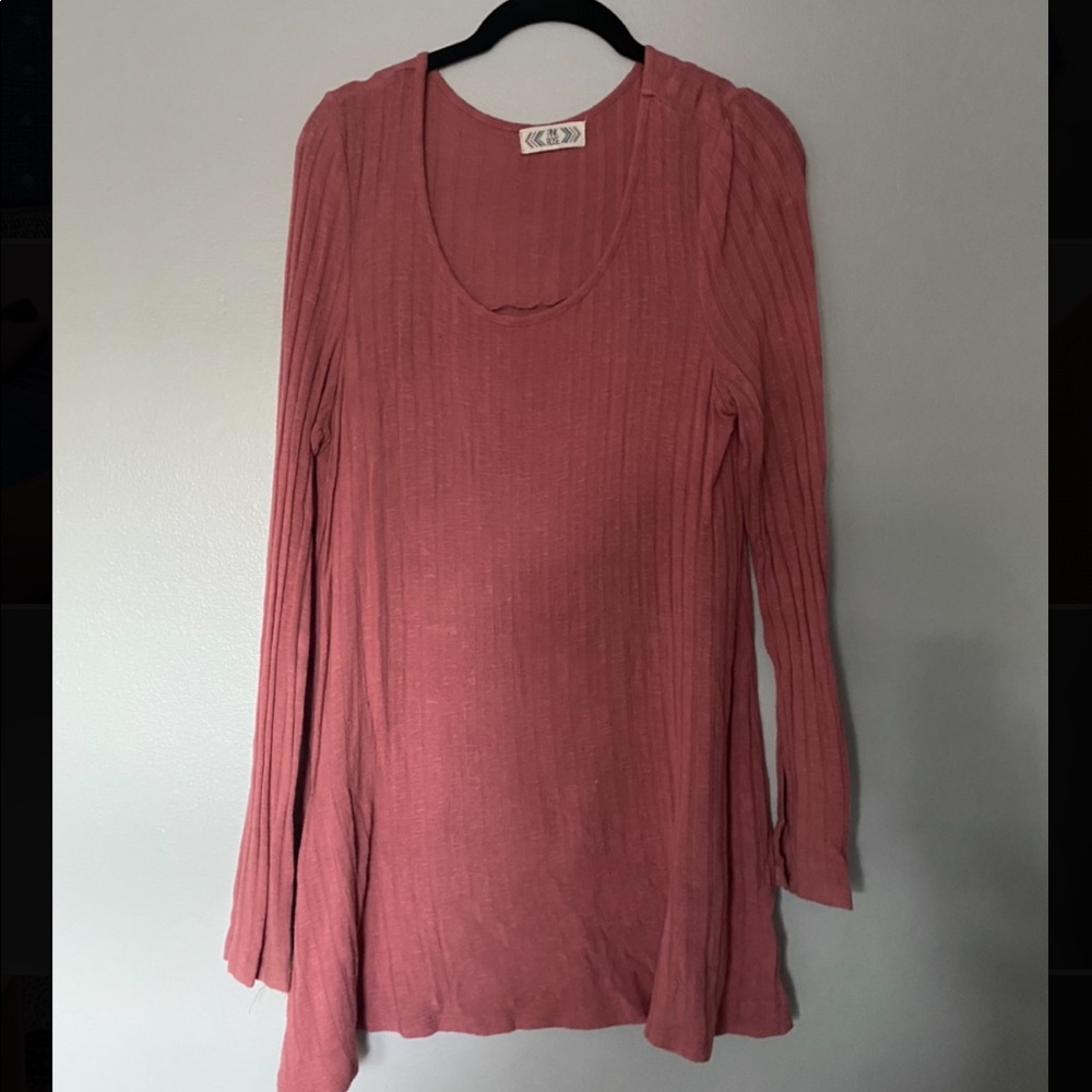 pink rose tunic